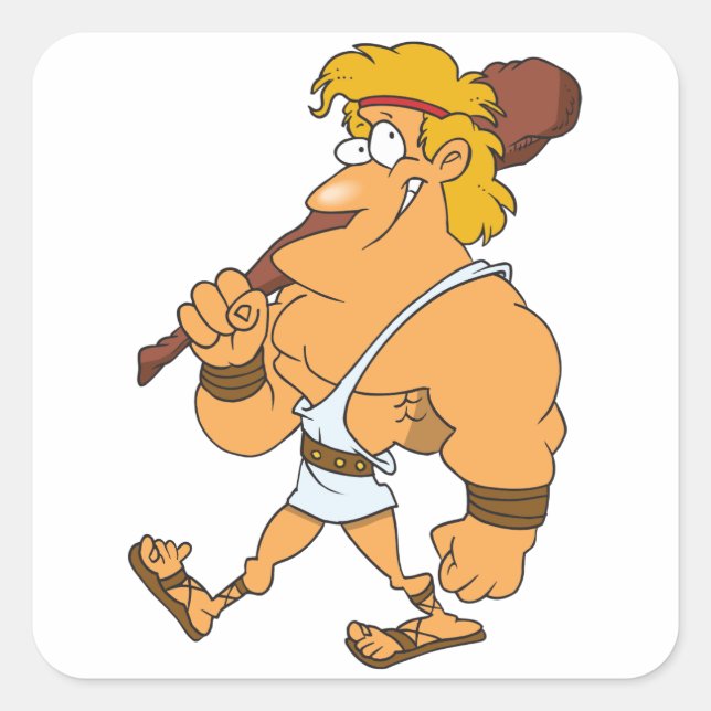 Hercules Square Sticker (Front)