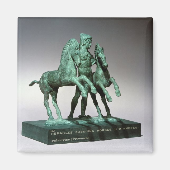 Hercules subduing the horses of Diomedes, Magnet (Front)