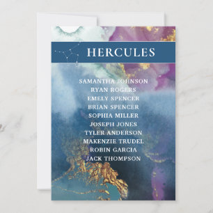 Hercules Table Number Celestial Seating Chart