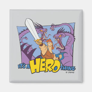 Hercules vs Hydra - It's a HERO Thing Magnet