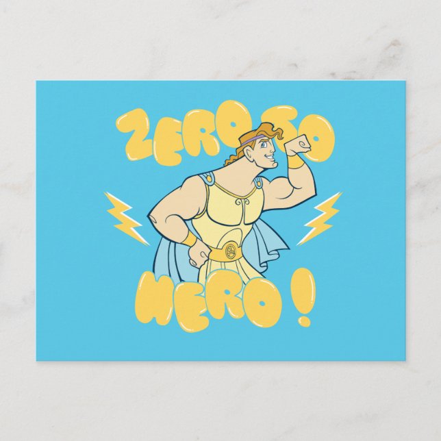 Hercules - Zero to Hero Postcard (Front)