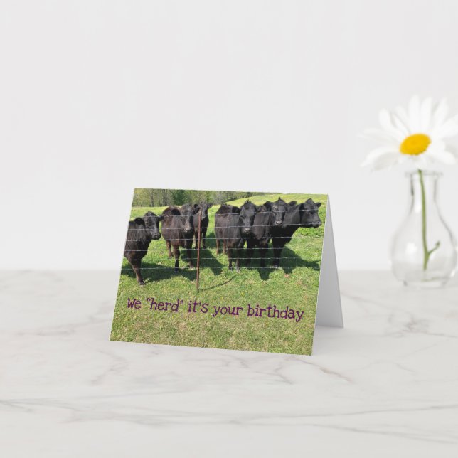 “Herd” It’s Your Birthday Card (Small Plant)