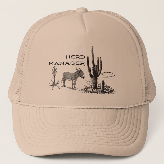 Herd Manager Mesh Trucker Hat (Front)