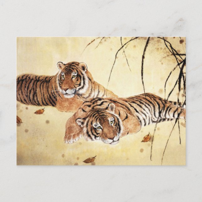 Herd of camels, Classical Chinese Art Postcard (Front)