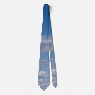 herd of clouds on the blue sky tie