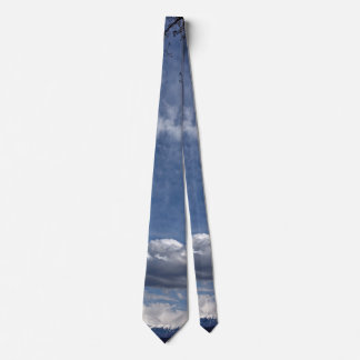 herd of clouds on the blue sky tie