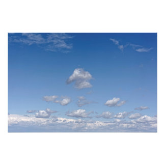 Herd of clouds on the sky photo print
