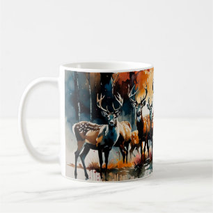 Herd Of Deer 2 Coffee Mug