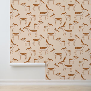 Herd of Deer Design  Wallpaper