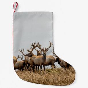 HERD OF DEER SMALL CHRISTMAS STOCKING