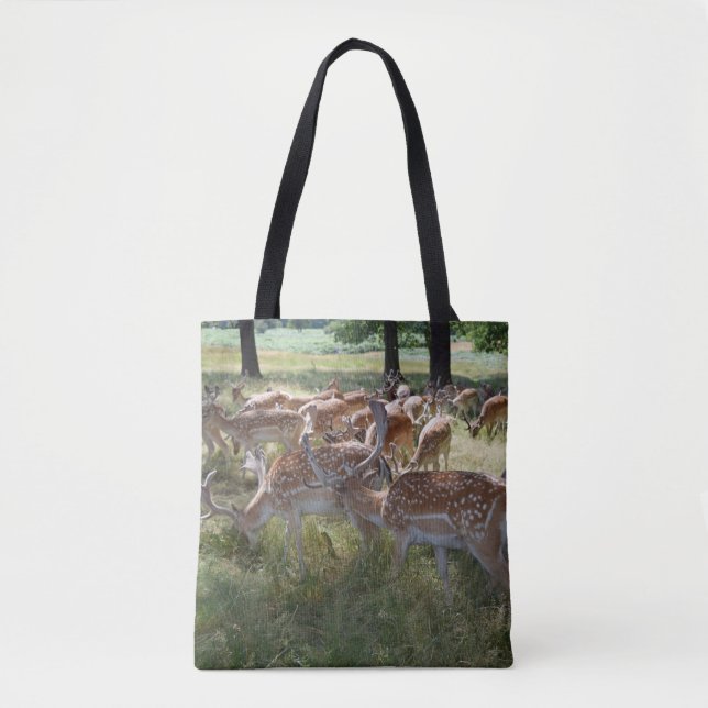 Herd of deer Tote Bag (Front)