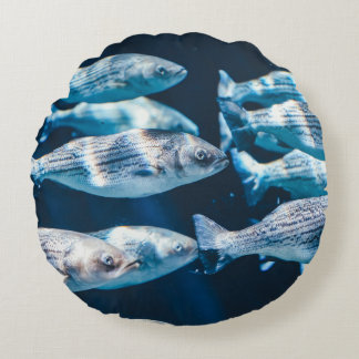 HERD OF FISH ROUND CUSHION