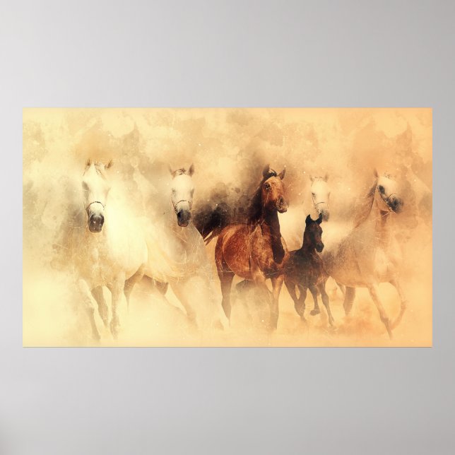 Herd Of Horses Poster (Front)