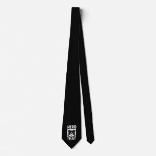 Herd That Border Collie Gift Animal Lover Dog Tie