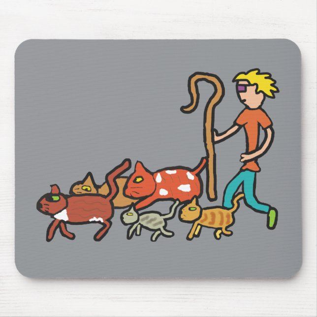 Herding Cats Mouse Mat (Front)