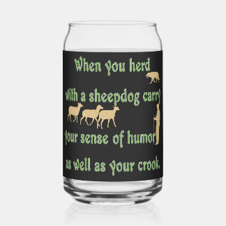 Herding Humour Can Glass