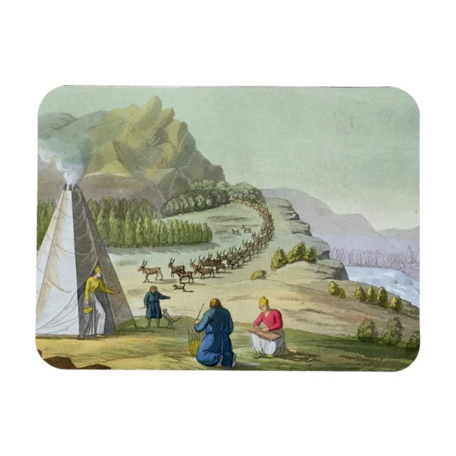 Herding Reindeer, Lapland, plate 47 from 'Le Costu Magnet (Horizontal)