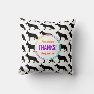 Herding Shepherd Dog pattern Cushion