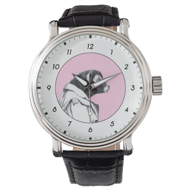 Herdwick Lamb in Trench Coat (Ume) M1 Watch (Front)