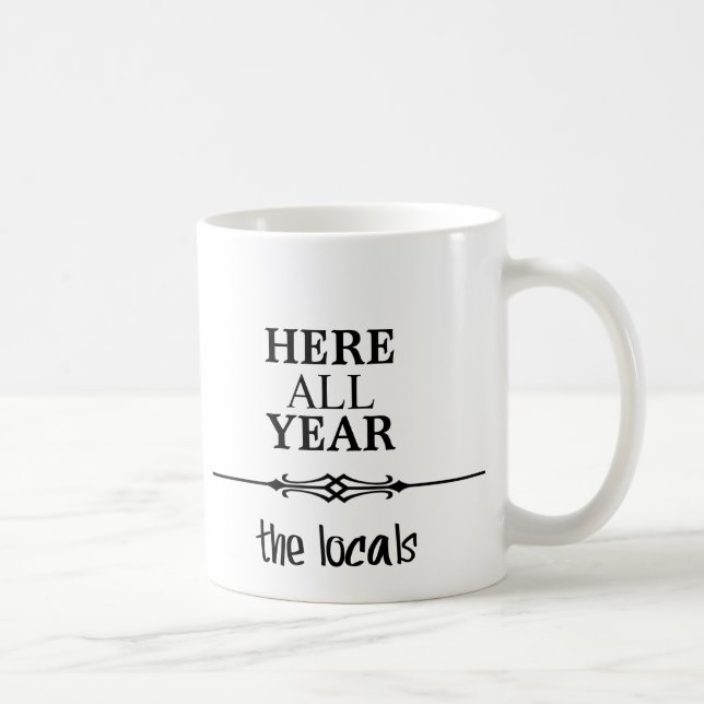 Here all year coffee mug (Right)