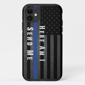 Here Am I Send Me Thin Blue Line Case