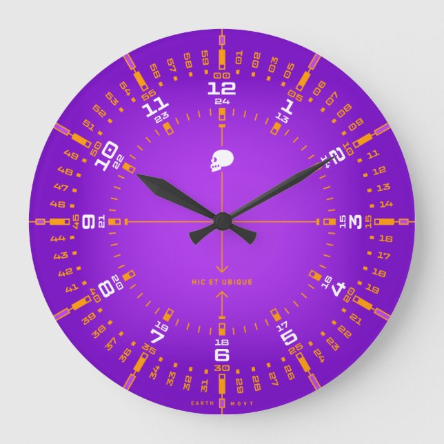 Here and Everywhere Large Clock (Front)