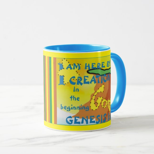 Here By Creation (Eng) Coffee Mug (Front Right)