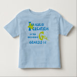 Here By Creation Eng Toddler T-Shirt<br><div class="desc">Instilling the divine identity at an early age is an absolute necessity.</div>