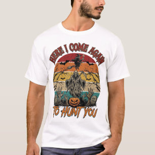 Here Come Again Grim Reaper Halloween Pumpkin_1 T-Shirt