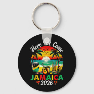 Here Come Jamaica 2026 Girls Trip Family Summer Key Ring