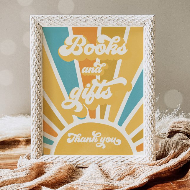 Here Come The Son Sun Baby Shower Books And Gifts Poster (Creator Uploaded)
