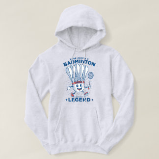 "Here Comes a Badminton Legend" Mascot Hoodie