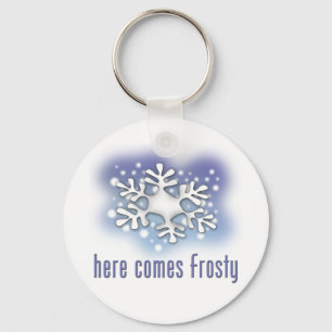Here comes Frosty Key Ring