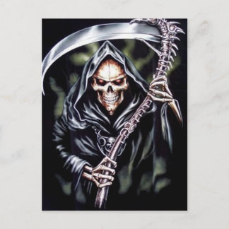 Here Comes Grim Postcard