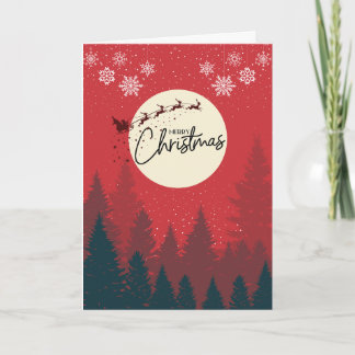 Here Comes Santa Claus Bringing Joy Card