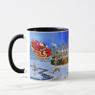 HERE COMES SANTA CLAUS MUG