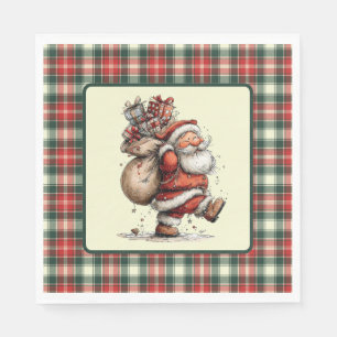Here Comes Santa Claus  Napkin