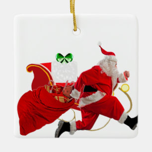 Here Comes Santa Claus Ornament