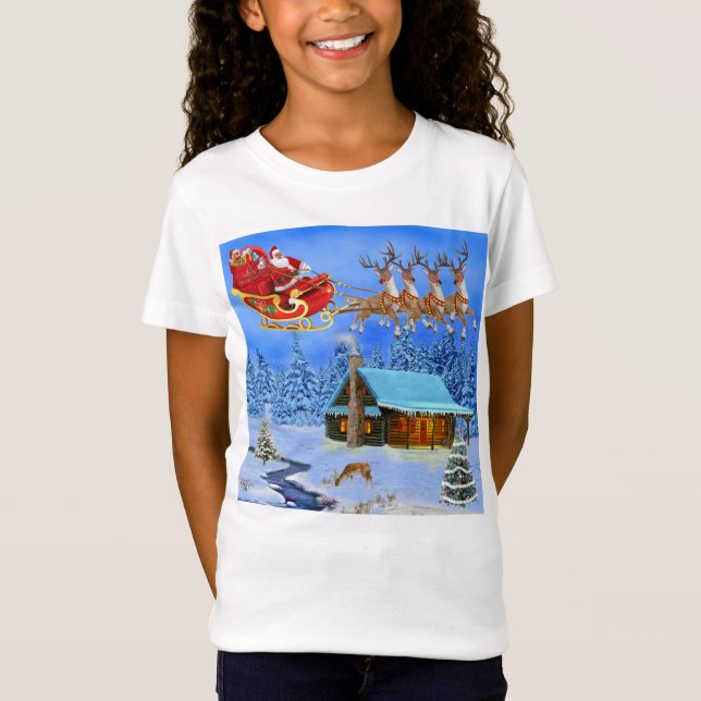 HERE COMES SANTA CLAUS T-Shirt (Front)