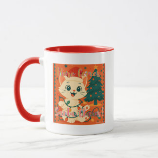 Here Comes Santa Claws! Cute & Funny Cat Mug