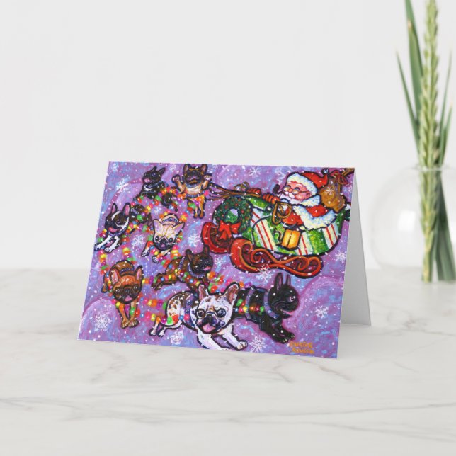 Here comes Santa Paws! Holiday Card (Front)