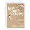HERE COMES THE BRIDE | BRIDAL SHOWER INVITATION