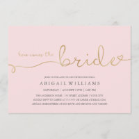 Here comes the bride dk -shower invitation