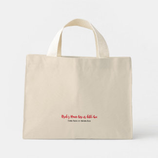 Here Comes the Bride Emergency Kit Travel Accessor Mini Tote Bag