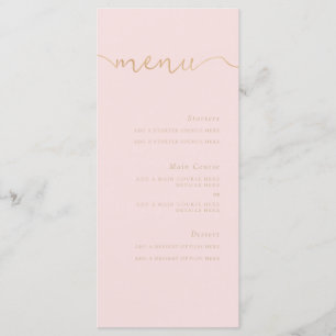 Here comes the Bride Menu