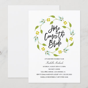 Here Comes The Bride   Save The Date Announcement