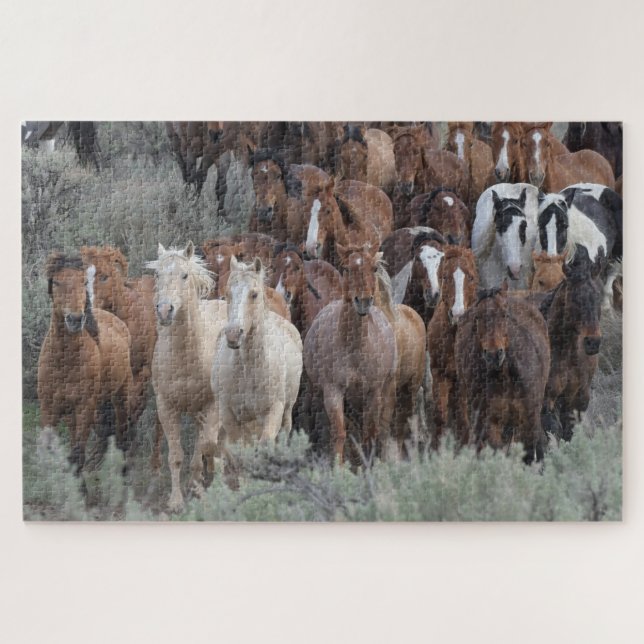 Here Comes the Herd Jigsaw Puzzle (Horizontal)
