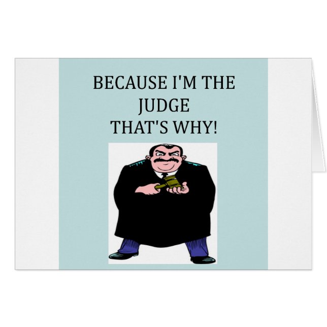 here comes the judge (Front Horizontal)