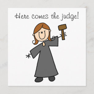 Here Comes the Judge Invitation