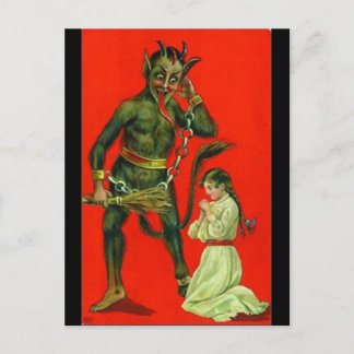 Here Comes The Krampus 1 Postcard
